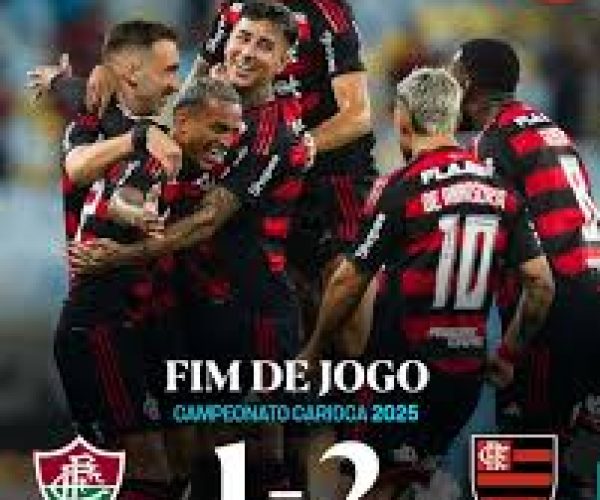 Flamengo vence o Fluminense e larga na frente na final do Carioca 2025